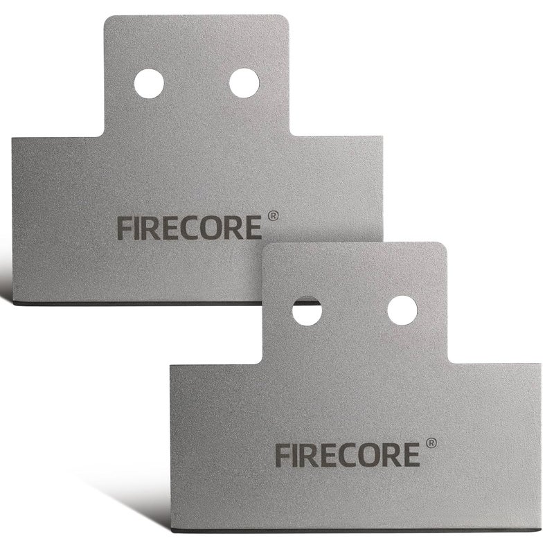 Firecore 2pcs SDS Max Floor Scraper Replacement Blade for 6 Inch by 12 Inch Tile Removal Chisel Bits, Adhesive Remover Bit for Vinyl Flooring VCT Tile Linoleum Concrete Mortar Thin Set - Image 2